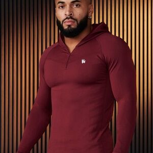 YoungLA Men's Burgundy Hoodie